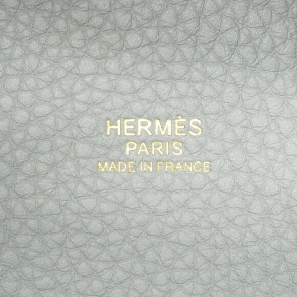 Hermes Hermès Picotin Lock MM Handbag in Taurillon Clemence Blue Run with K S... - Picture 5 of 8